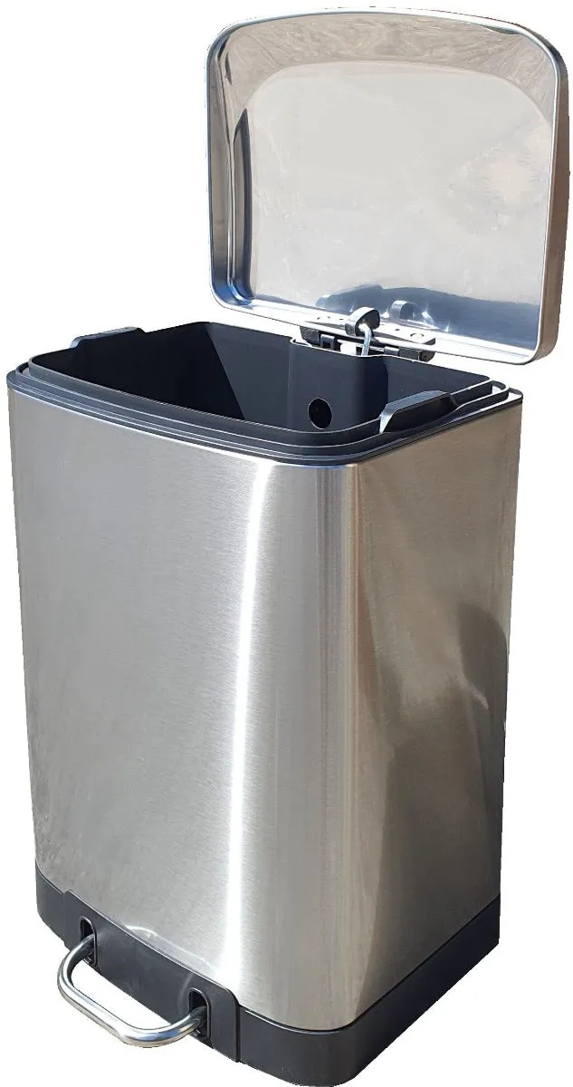 12 Litres Stainless Steel Foot Pedal Bin
