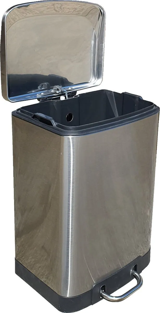 12 Litres Stainless Steel Foot Pedal Bin