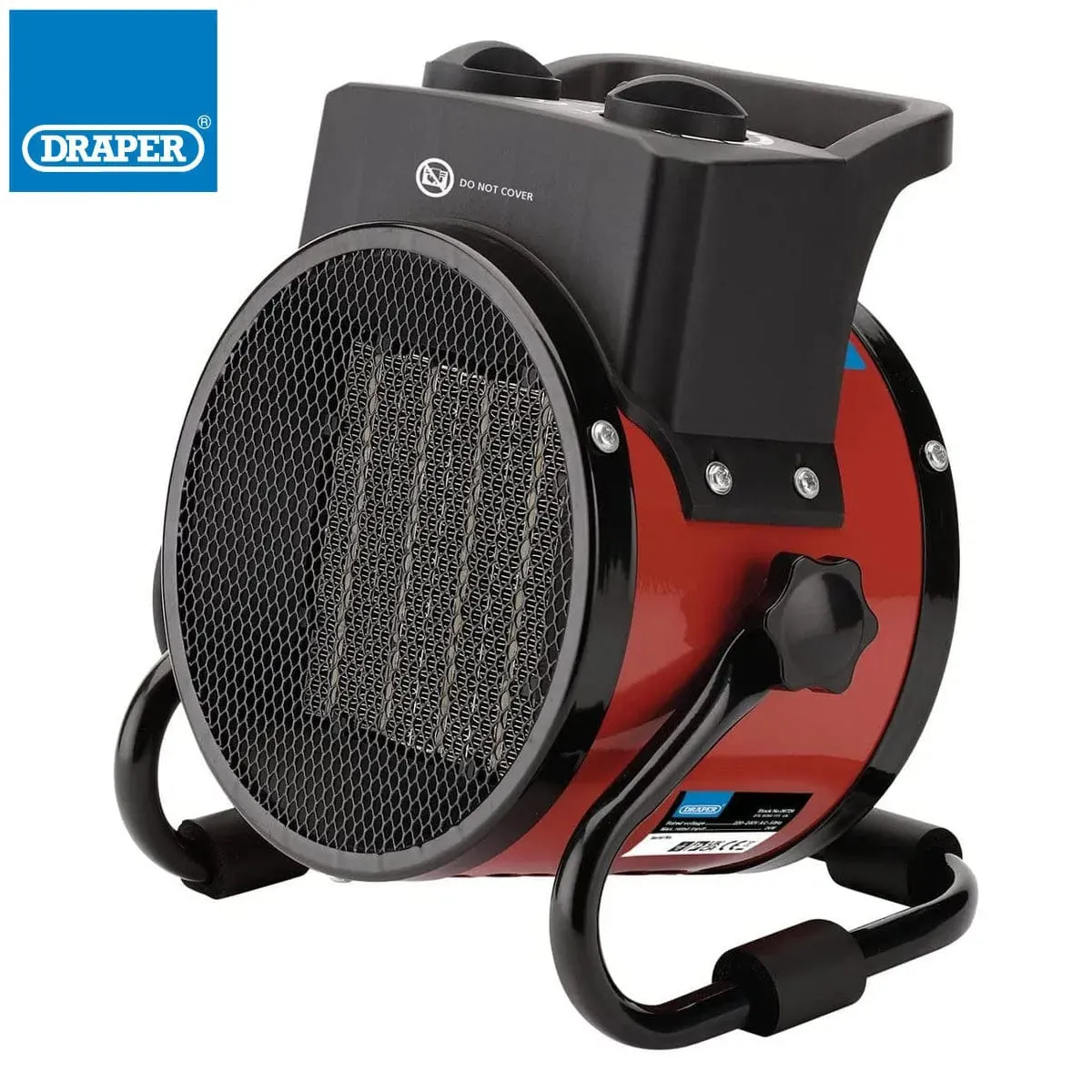 2kW Electric Space Heater PTC Workshop Warehouse Office Energy Efficient Draper