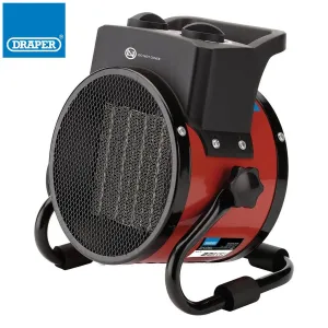 2kW Electric Space Heater PTC Workshop Warehouse Office Energy Efficient Draper