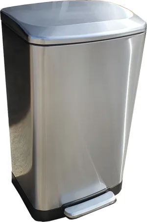 40 Litres Stainless Steel Step-on Pedal Bin