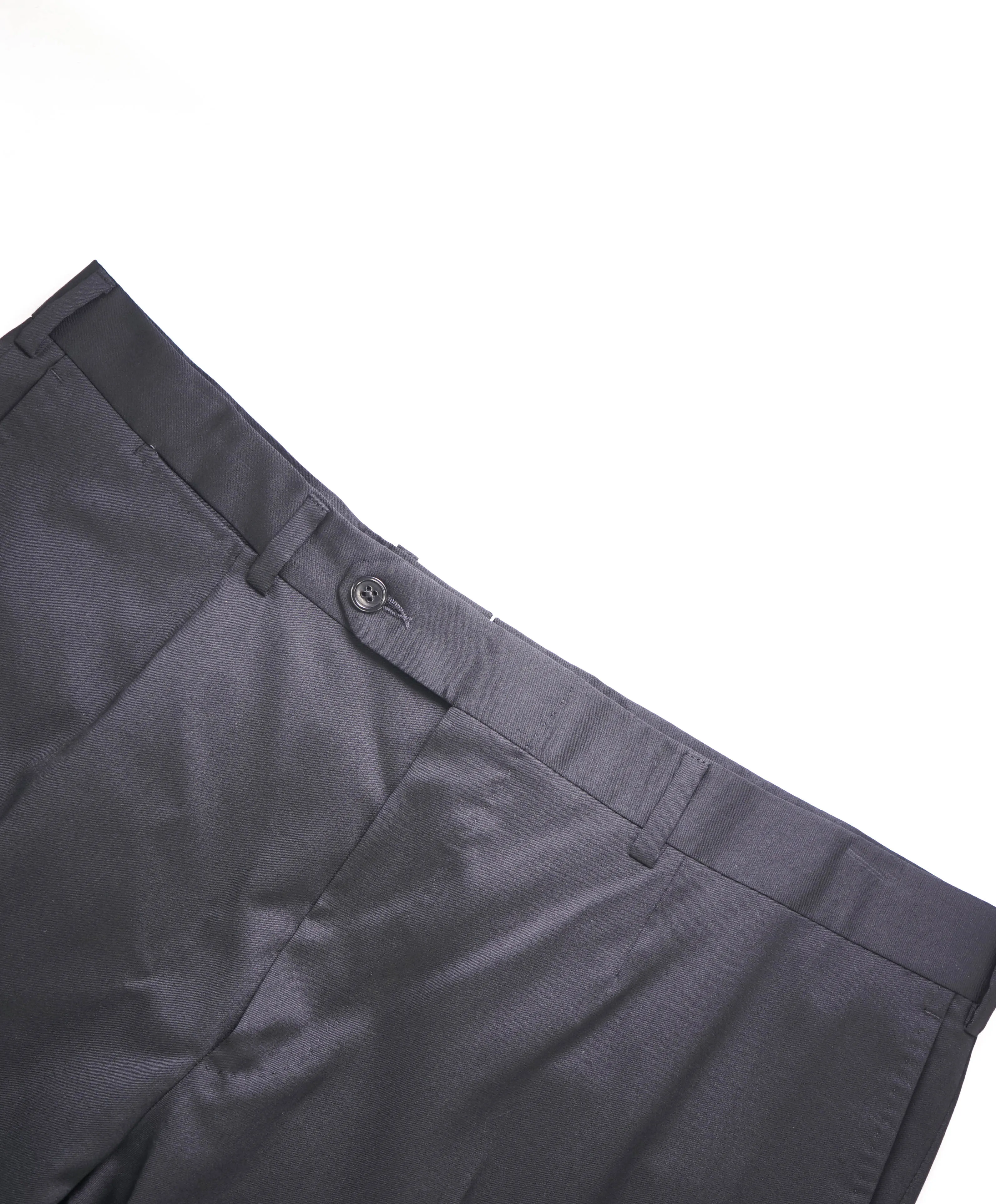 $795 ERMENEGILDO ZEGNA - "MICBLK MILA" Black Premium Dress Pants - 35W (52EU)