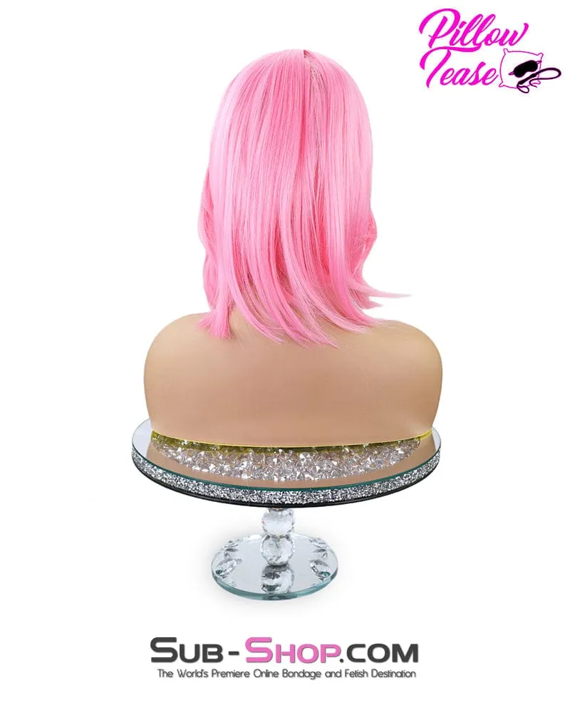 9957AE-SIS      Tickled Pink Sissy 13" Short Cosplay Role Play Wig