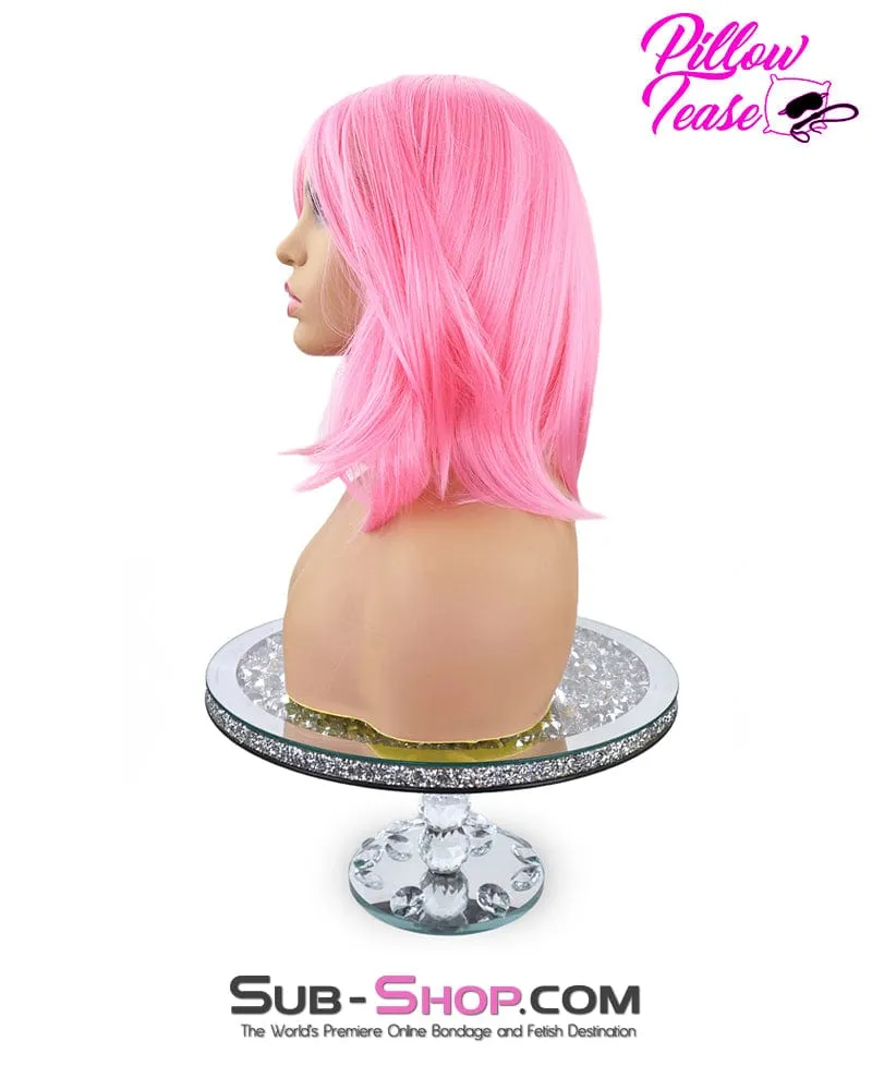 9957AE-SIS      Tickled Pink Sissy 13" Short Cosplay Role Play Wig