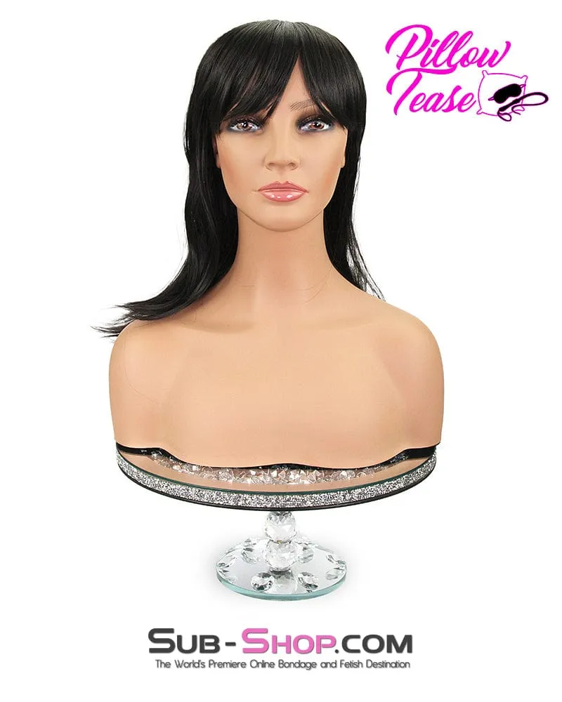 9963AE      Raven Beauty 13 Inch Short Black Wig