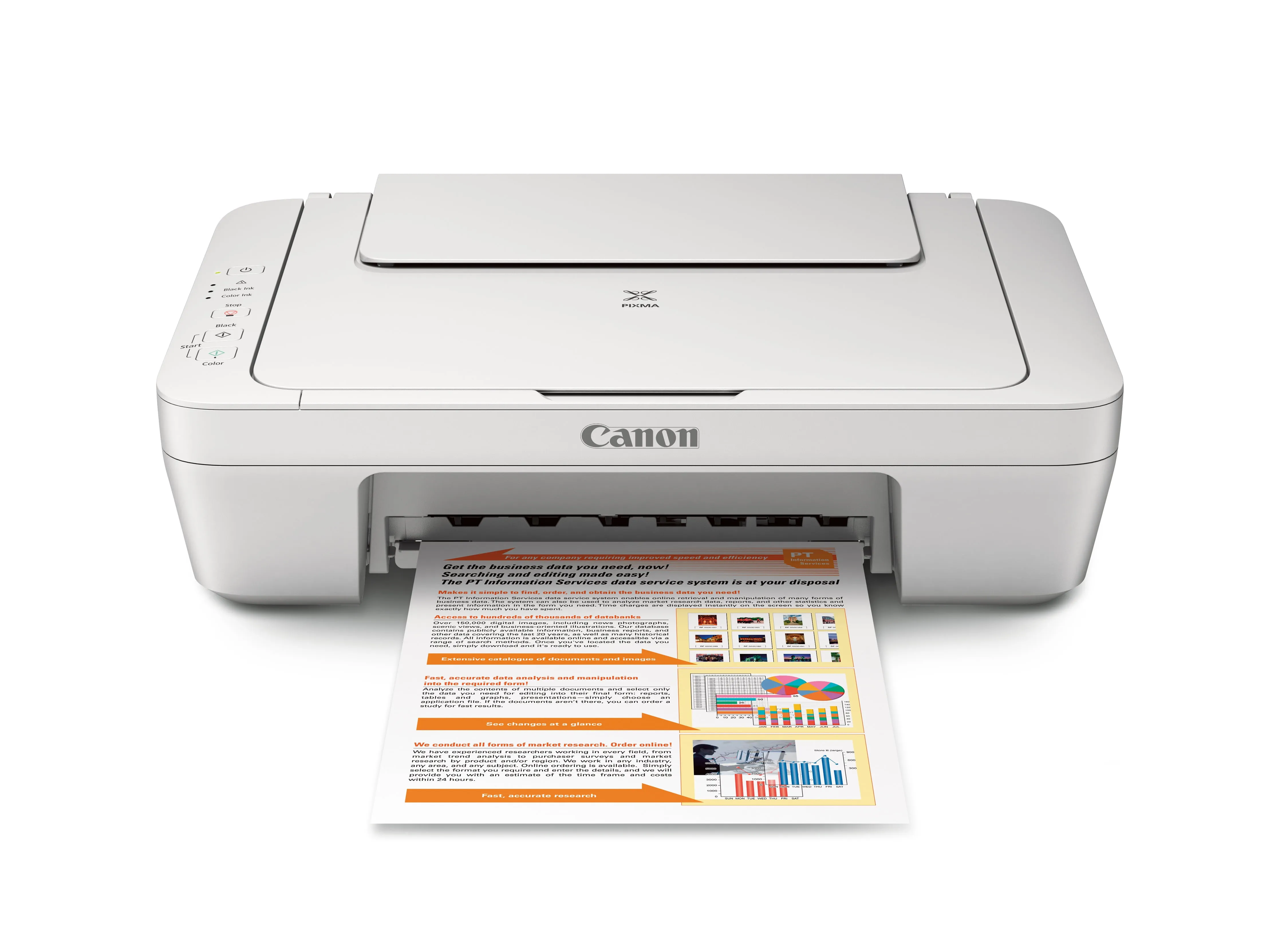 All-in-One Inkjet Wired Scanner Printer with Ink included