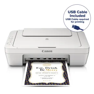 All-in-One Inkjet Wired Scanner Printer with Ink included
