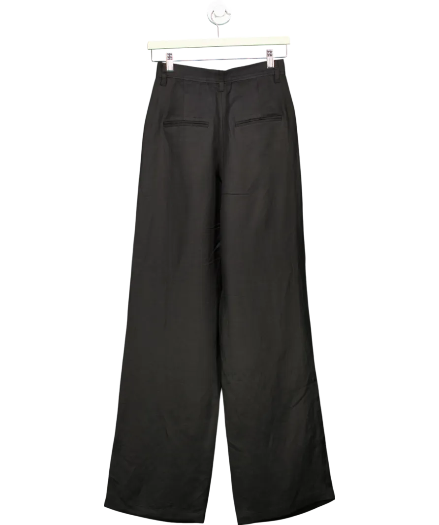 Anine Bing Women's Carrie Wide Leg Trousers Black W32