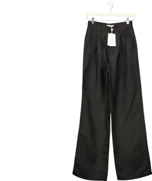 Anine Bing Women's Carrie Wide Leg Trousers Black W32