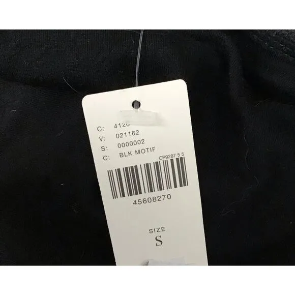 ANTHROPOLOGIE Womens Pencil Skirt Bailey 44 Spotted Hyena Black Dot Small NWT