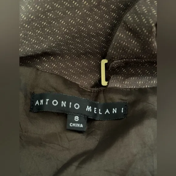 Antonio Melani Brown‎ Textured Dress, Size 8