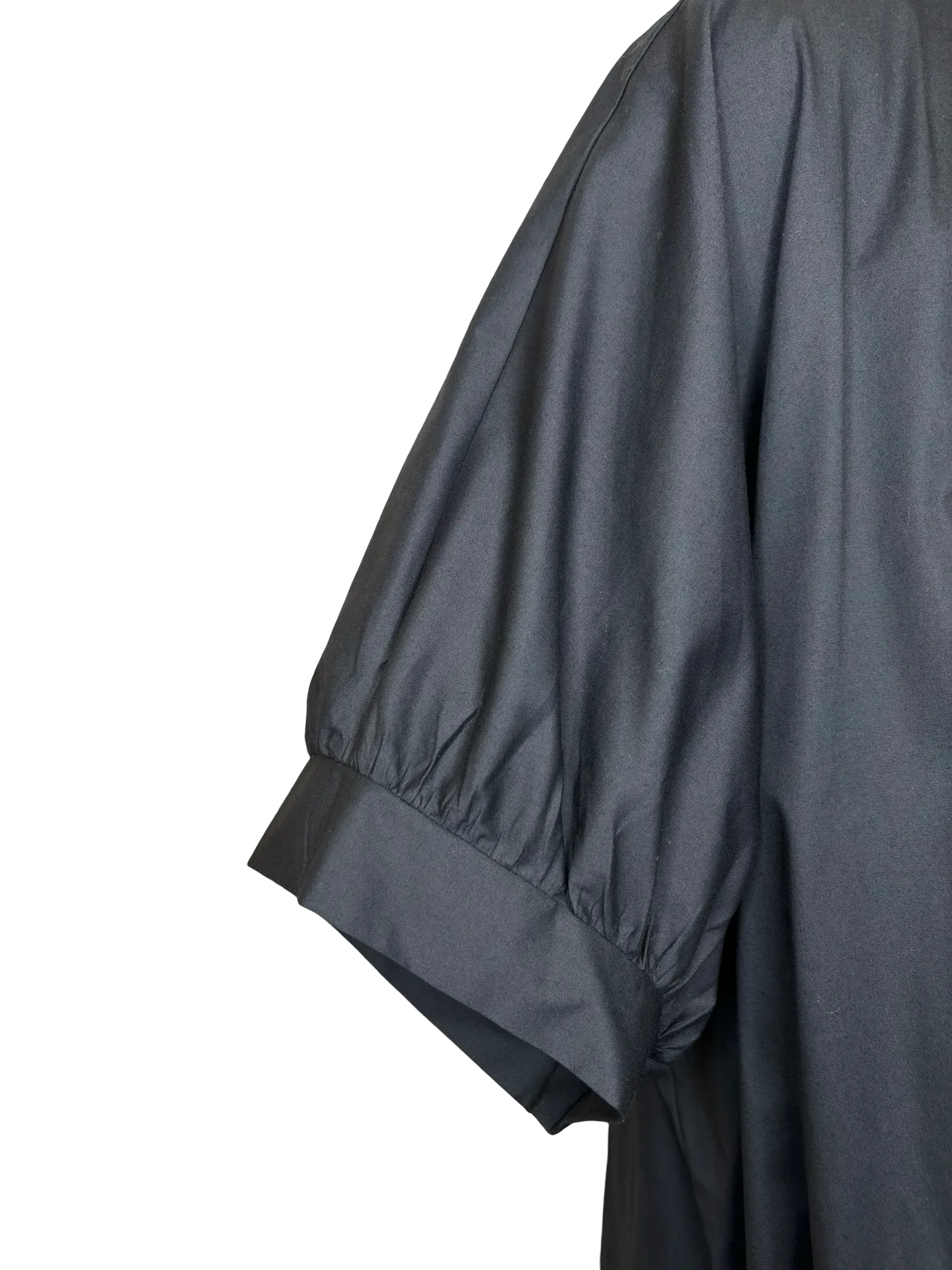 Arizona Oversized Button Down Top Black