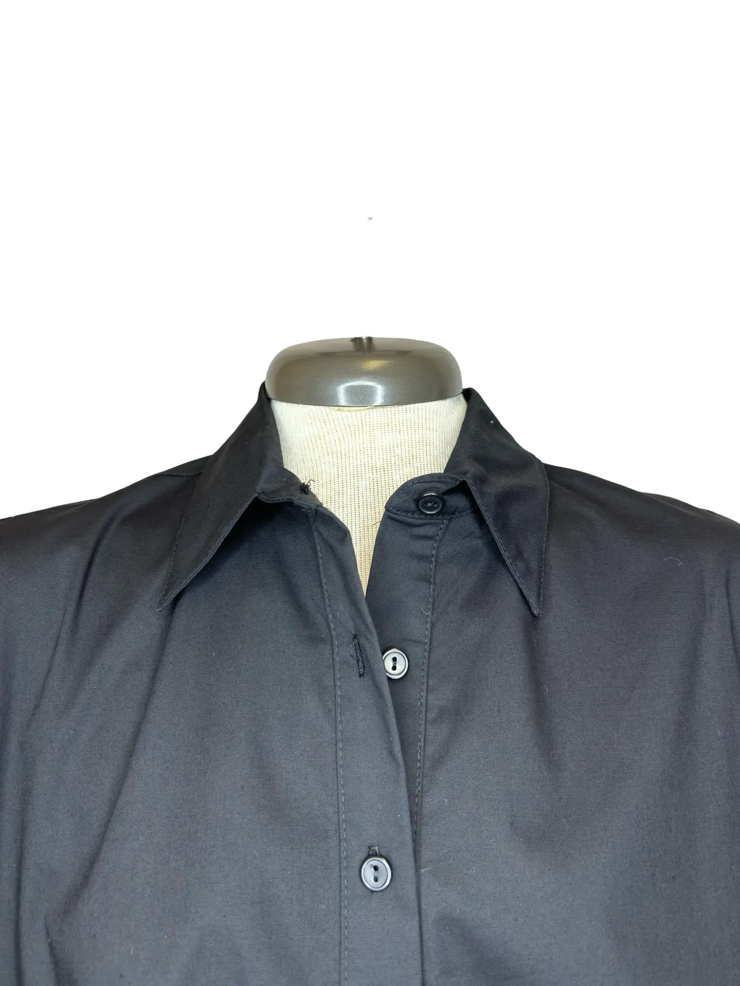 Arizona Oversized Button Down Top Black