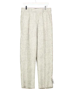 ASOS Black & White Straight Leg Trousers W32
