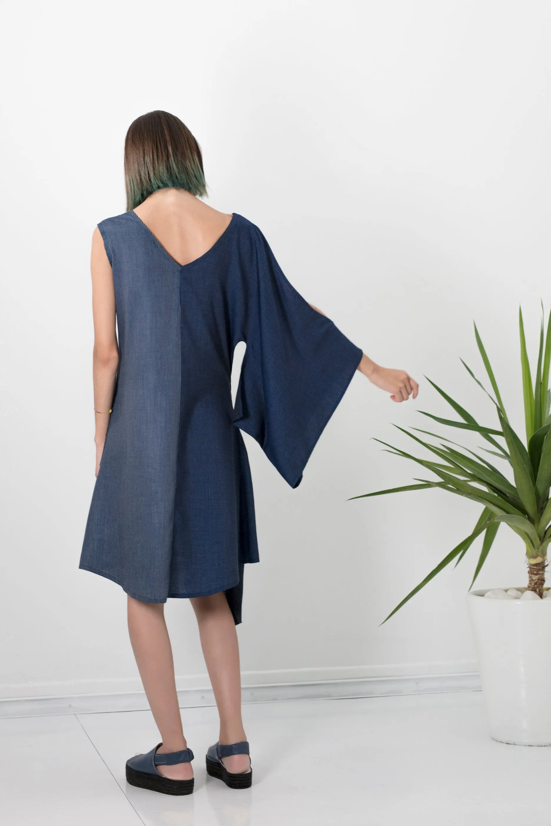 Asymmetrical Kyoto dress