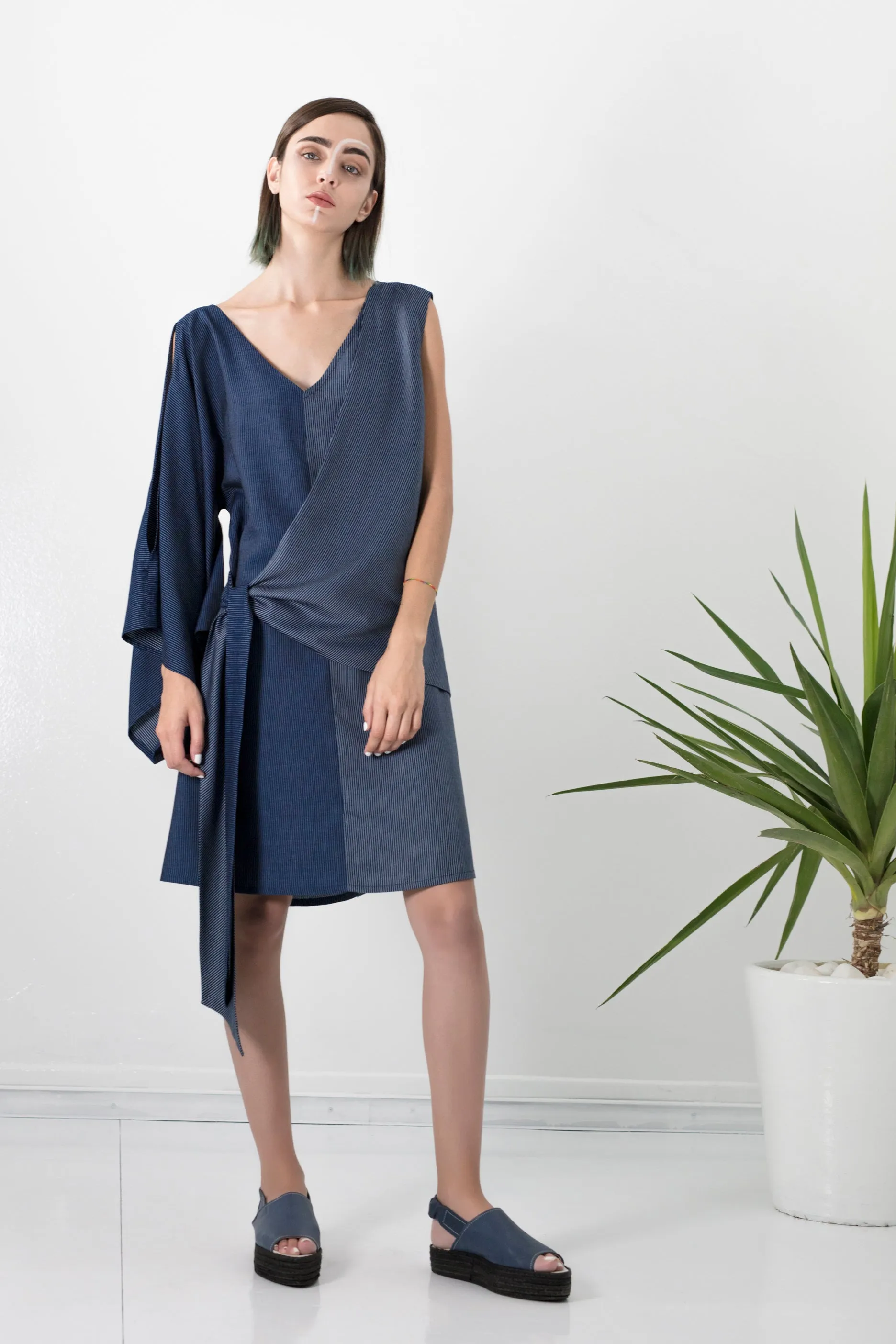 Asymmetrical Kyoto dress