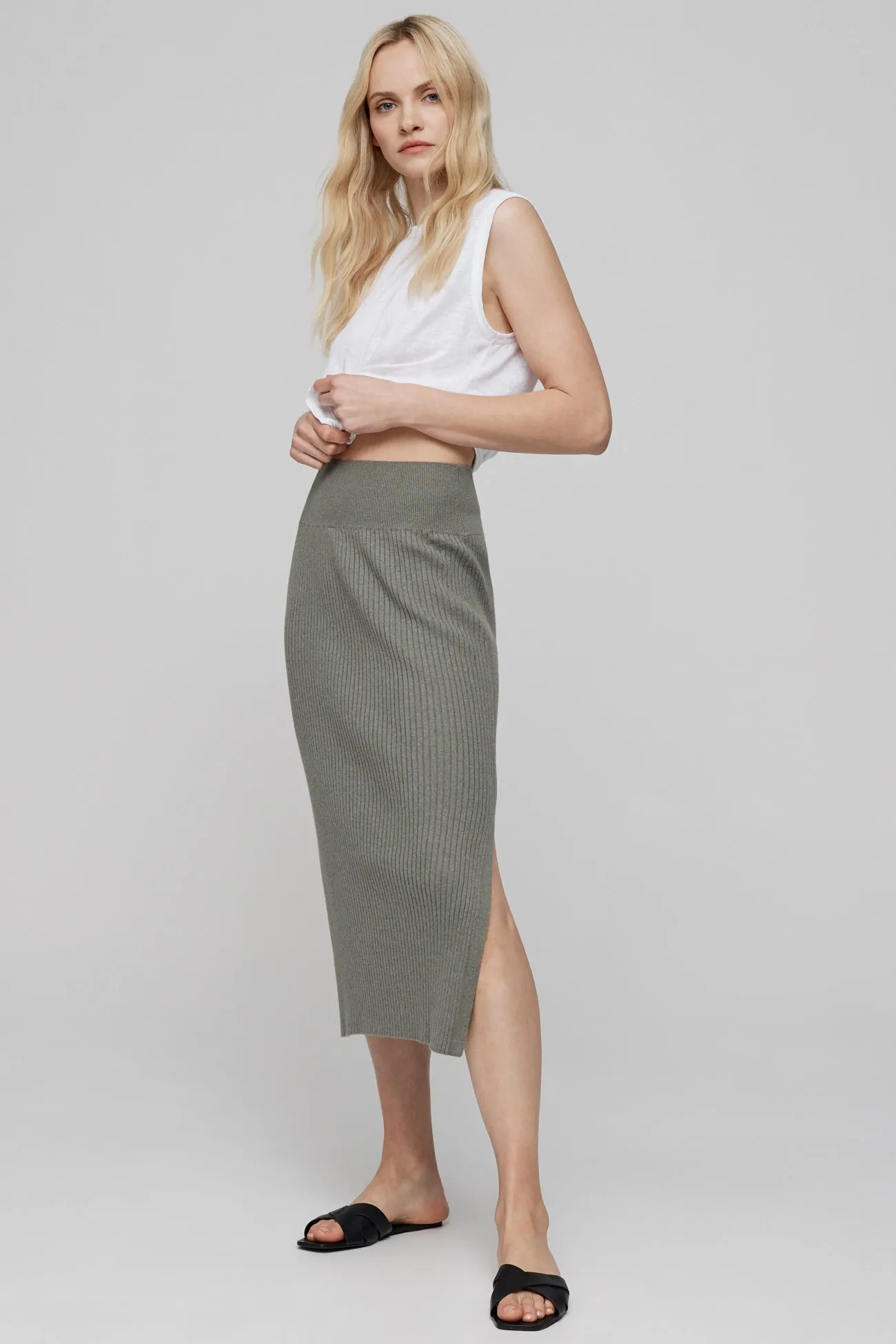 AUBRIE MIDI SKIRT