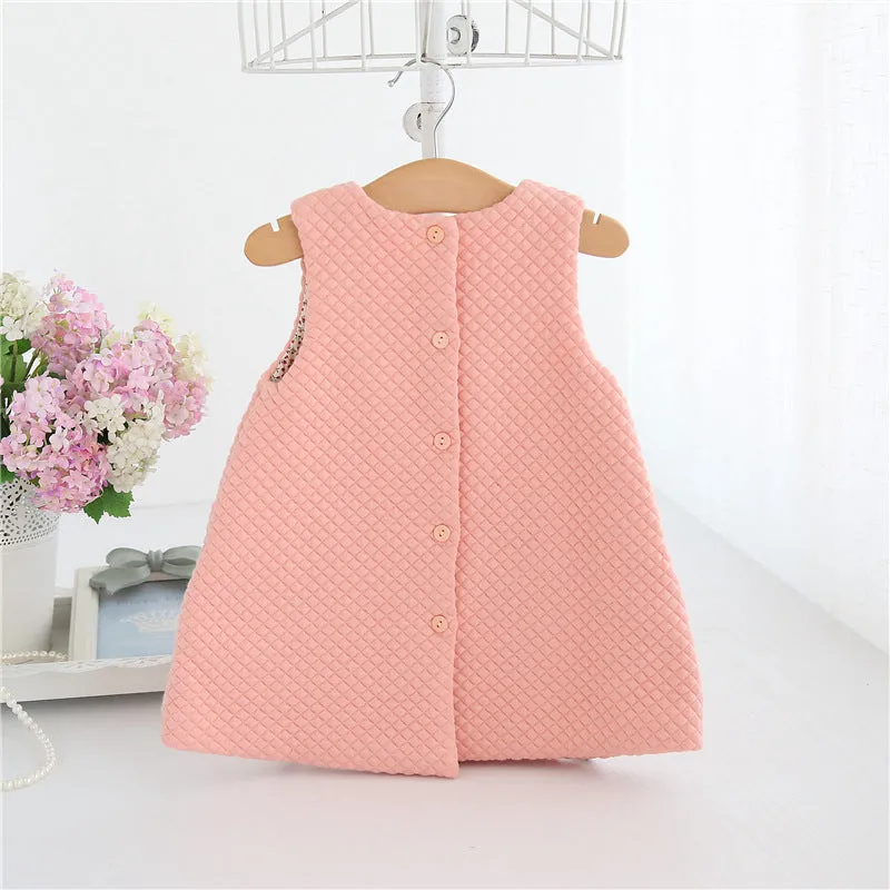 Autumn Baby Girls Dress Rabbit