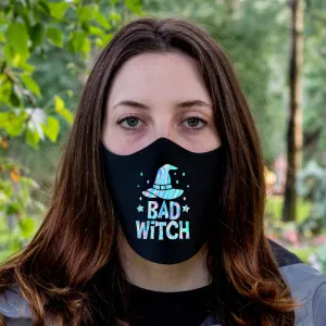 Bad Witch Fitted Face Mask And Covering