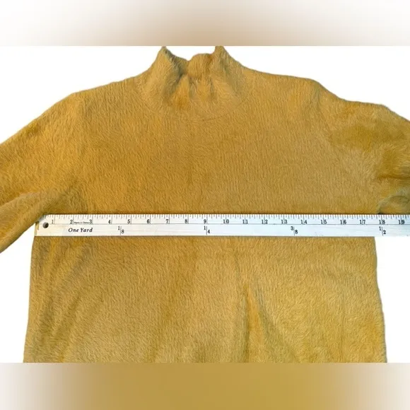 Bailey/44 Fuzzy Mockneck Sweater in camel brown
