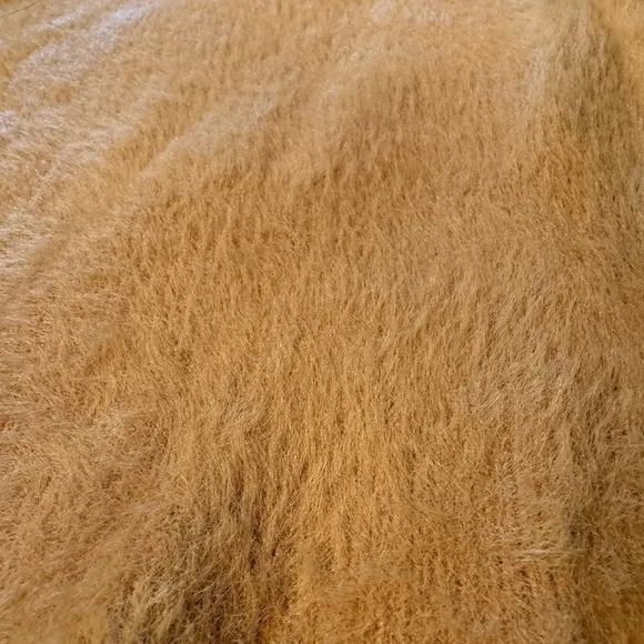 Bailey/44 Fuzzy Mockneck Sweater in camel brown