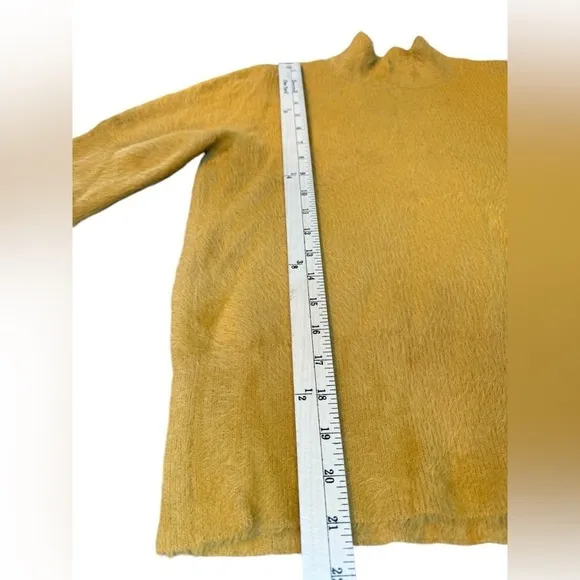 Bailey/44 Fuzzy Mockneck Sweater in camel brown