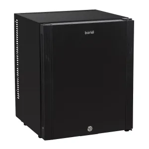 Baridi 25L Ultra Quiet Drinks & Wine Mini Cooler Fridge with LED Light, Black