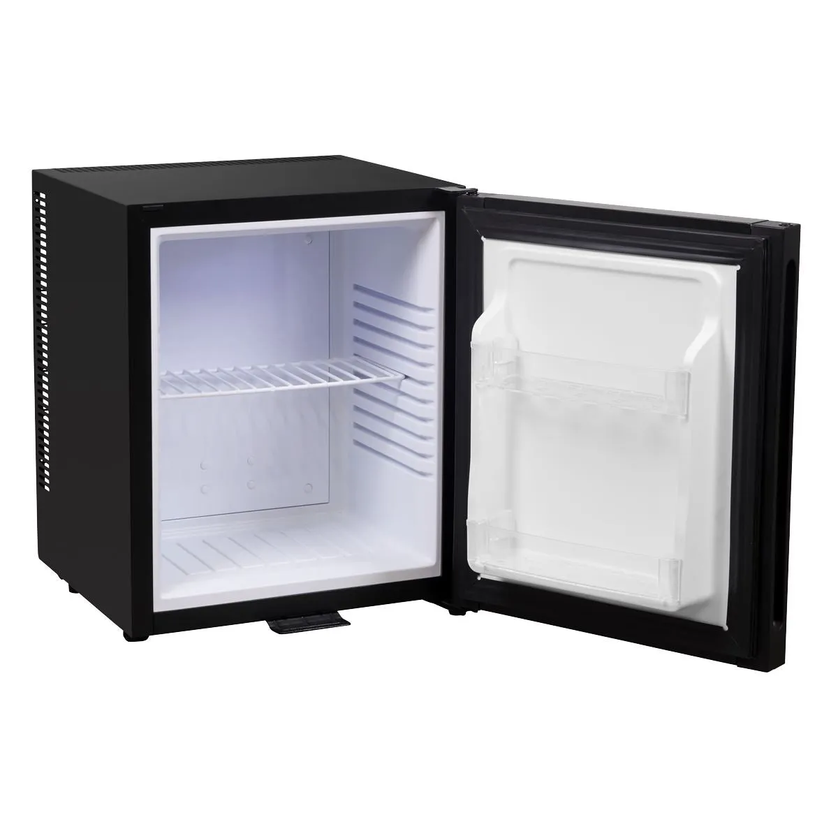 Baridi 25L Ultra Quiet Drinks & Wine Mini Cooler Fridge with LED Light, Black