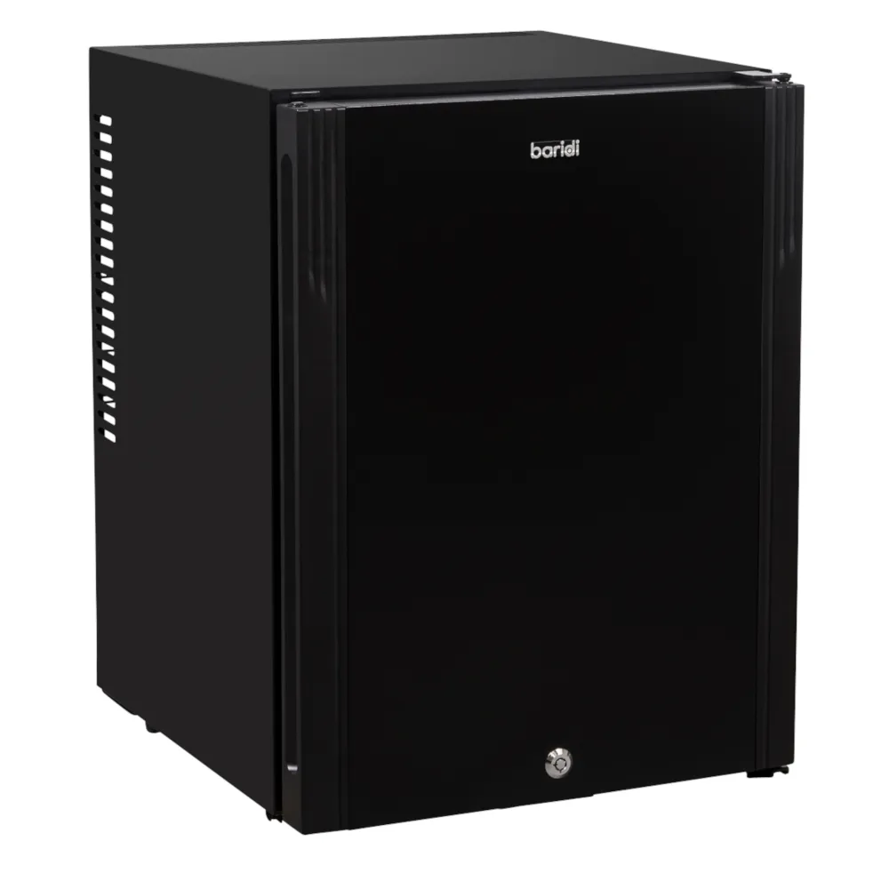 Baridi 35L Drinks, Beer & Wine Mini Fridge with LED Light - Black - A
