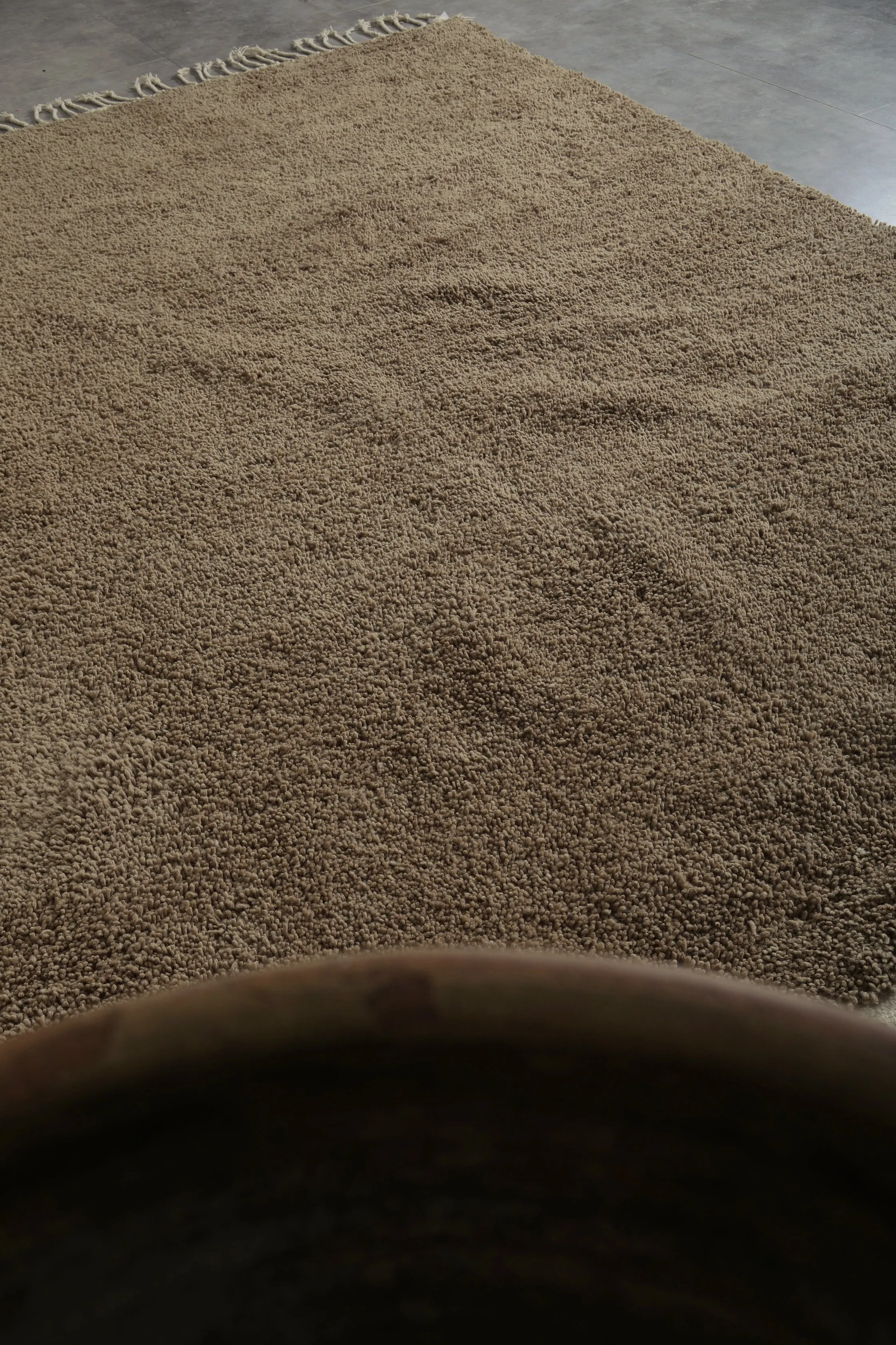 Beni ourain rug - Custom Moroccan area rug - Brown Berber rug