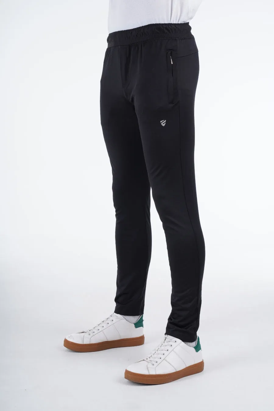 Black Zip Trousers