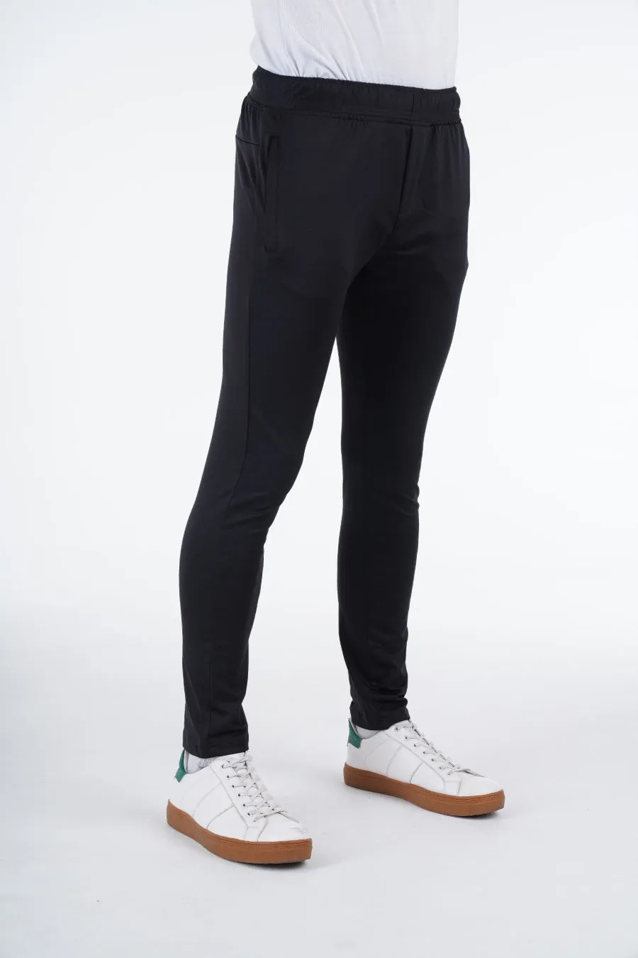 Black Zip Trousers
