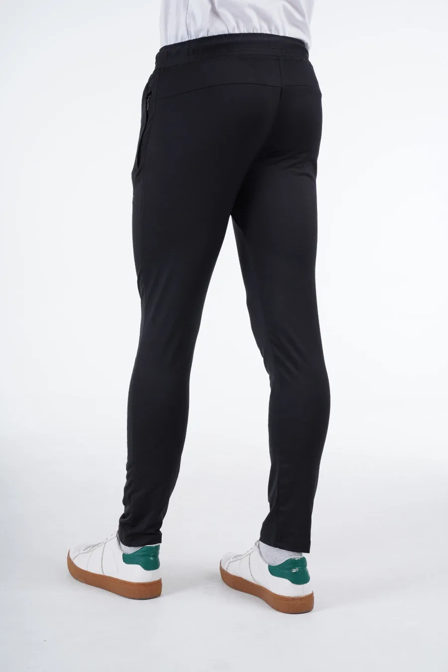 Black Zip Trousers