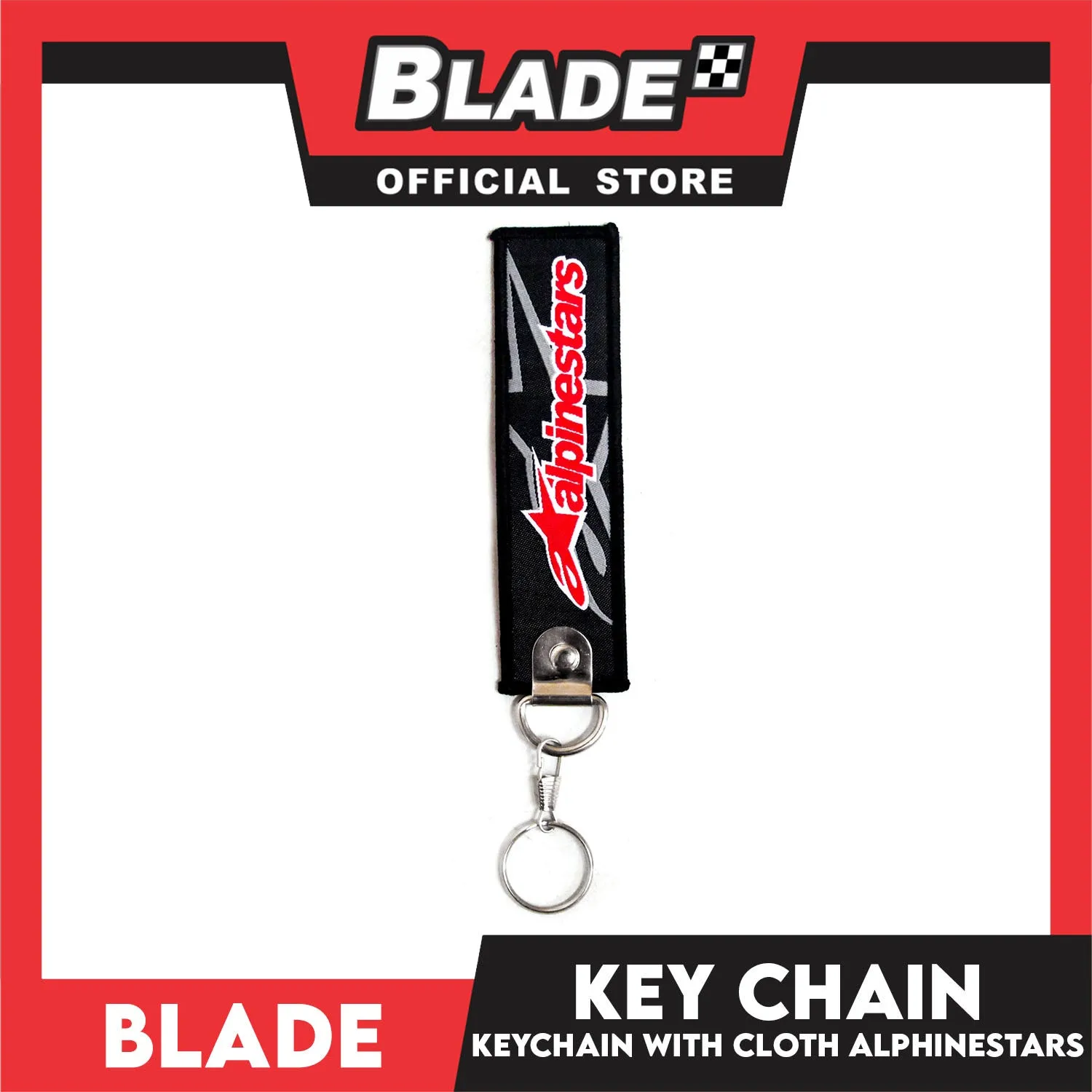 Blade Keychain Cloth Tag Alpinestars