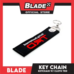 Blade Keychain Cloth Tag TRD (Black)