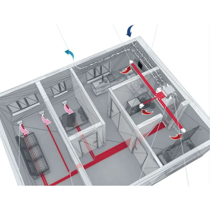 Blauberg EC-SB-160-AK3 Komfort 3-Bed Flat or Apartment, Complete Vertical MVHR Heat Recovery Ventilation Kit