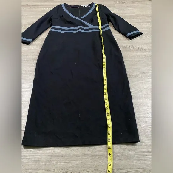 Boden Dress Nellie Ponte Knit Bodycon Lined 3/4 Sleeve Career Work Size 10R
