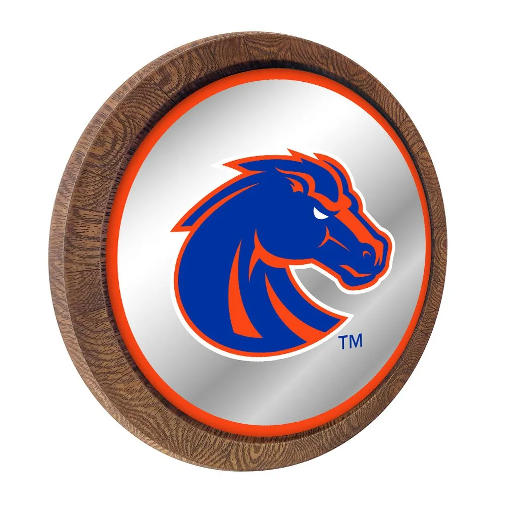 Boise State Broncos: Mascot - Mirrored Barrel Top Mirrored Wall Sign