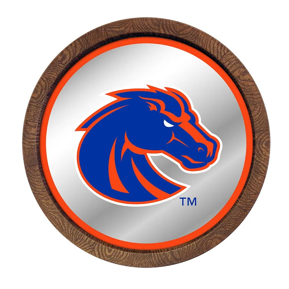 Boise State Broncos: Mascot - Mirrored Barrel Top Mirrored Wall Sign