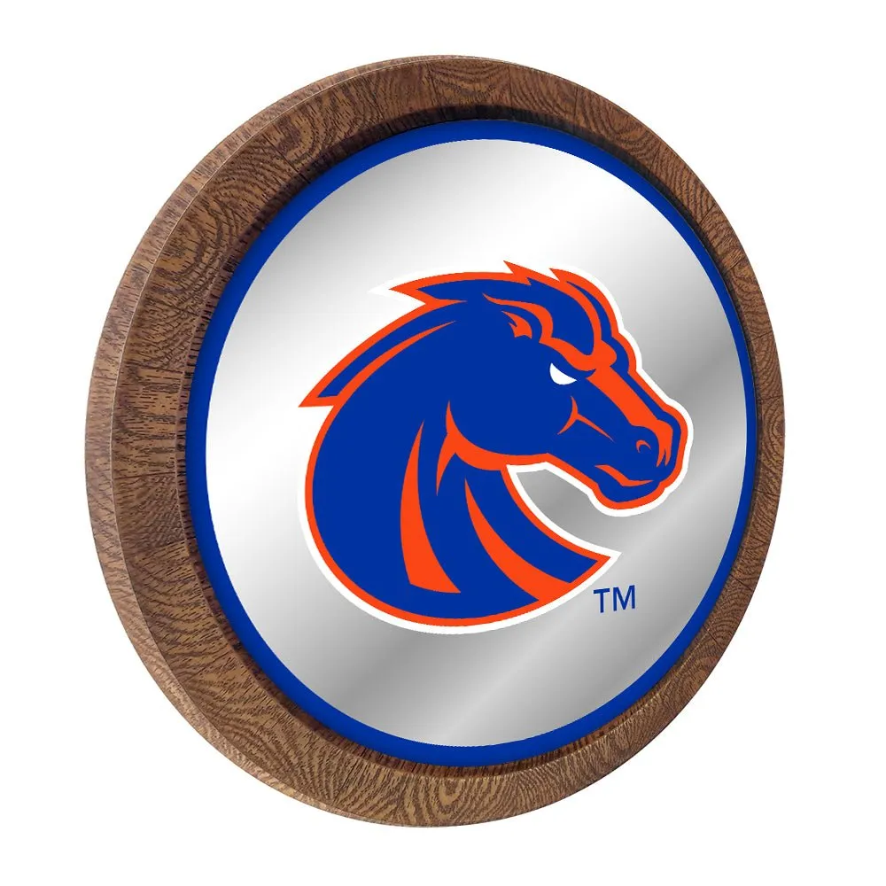 Boise State Broncos: Mascot - Mirrored Barrel Top Mirrored Wall Sign