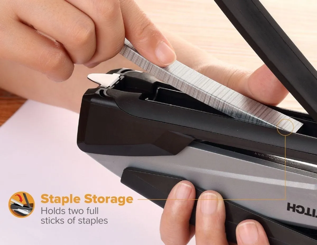 Bostitch InPower 20 Desktop Stapler Black/Silver 1108