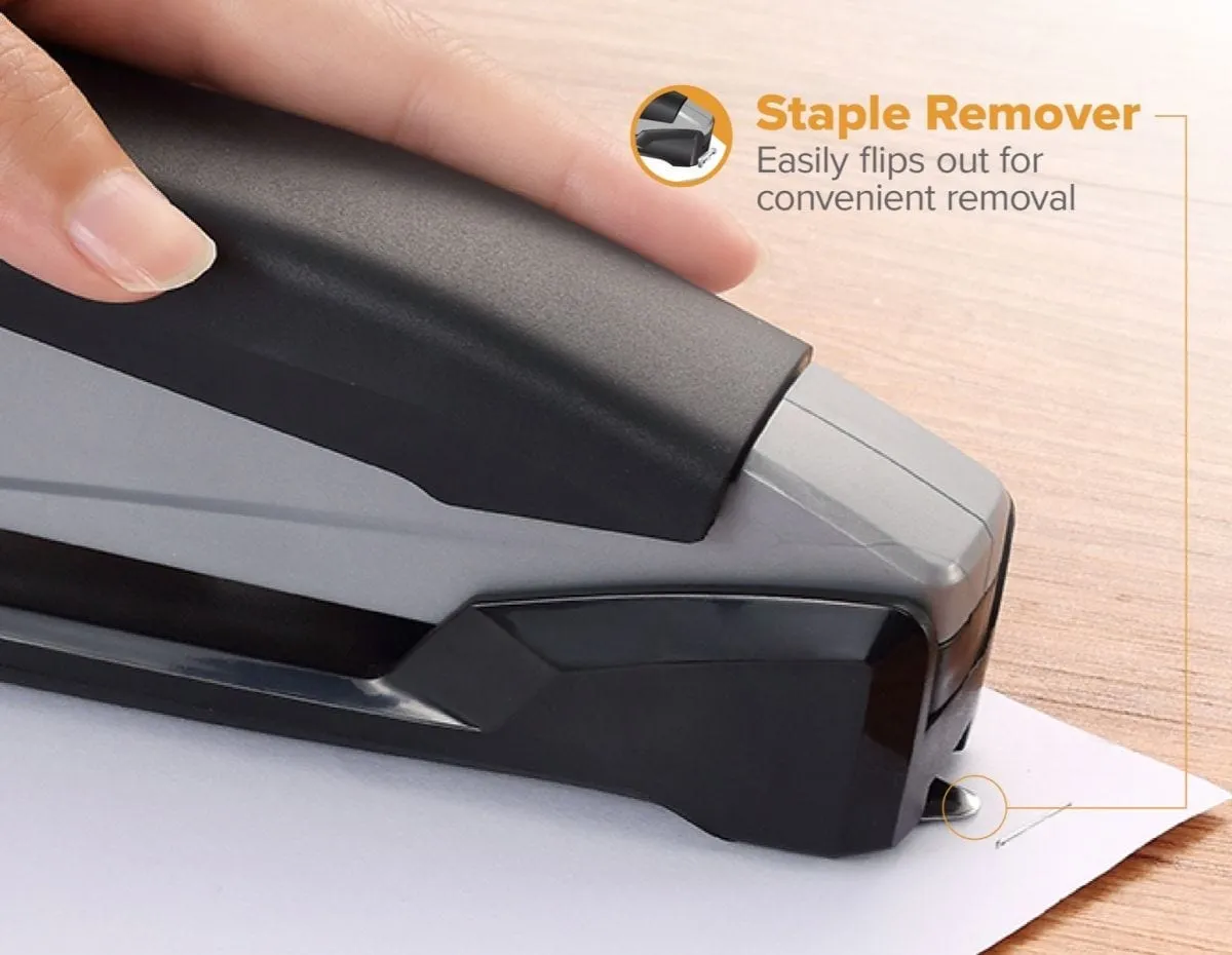 Bostitch InPower 20 Desktop Stapler Black/Silver 1108