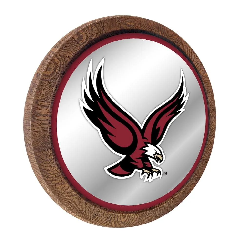 Boston College Eagles: Eagle - "Faux" Barrel Top Mirrored Wall Sign