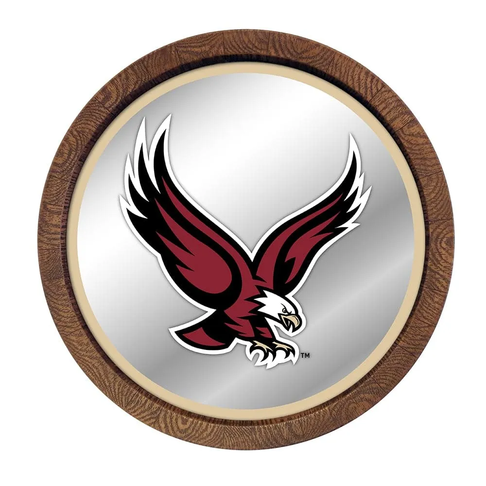 Boston College Eagles: Eagle - "Faux" Barrel Top Mirrored Wall Sign