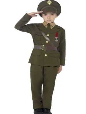 Boys Army Officer Costume KIDS