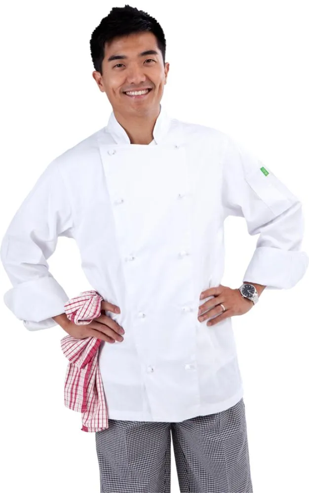 Brigade - Traditional White Long Sleeve Chef Jacket