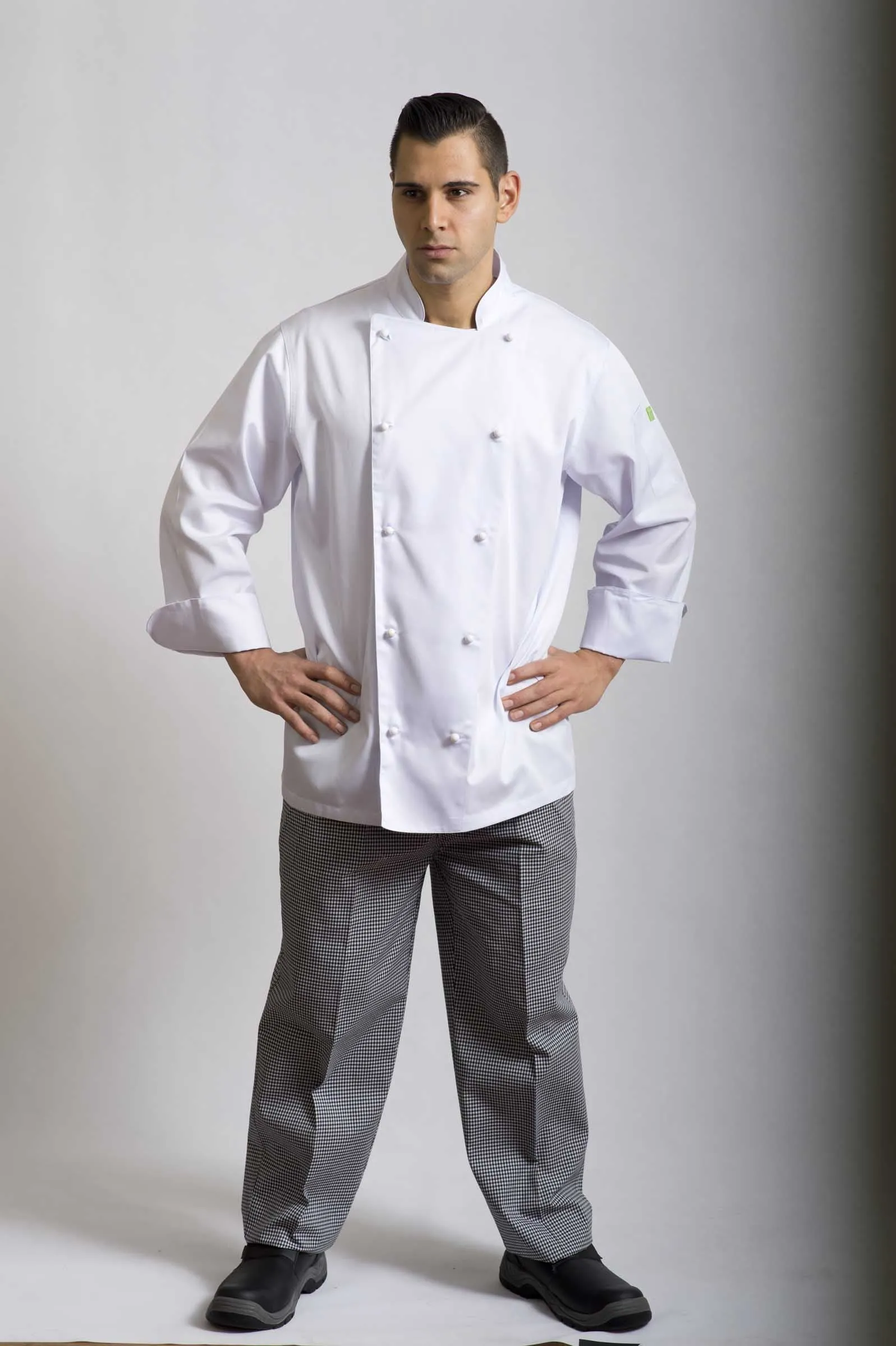 Brigade - Traditional White Long Sleeve Chef Jacket