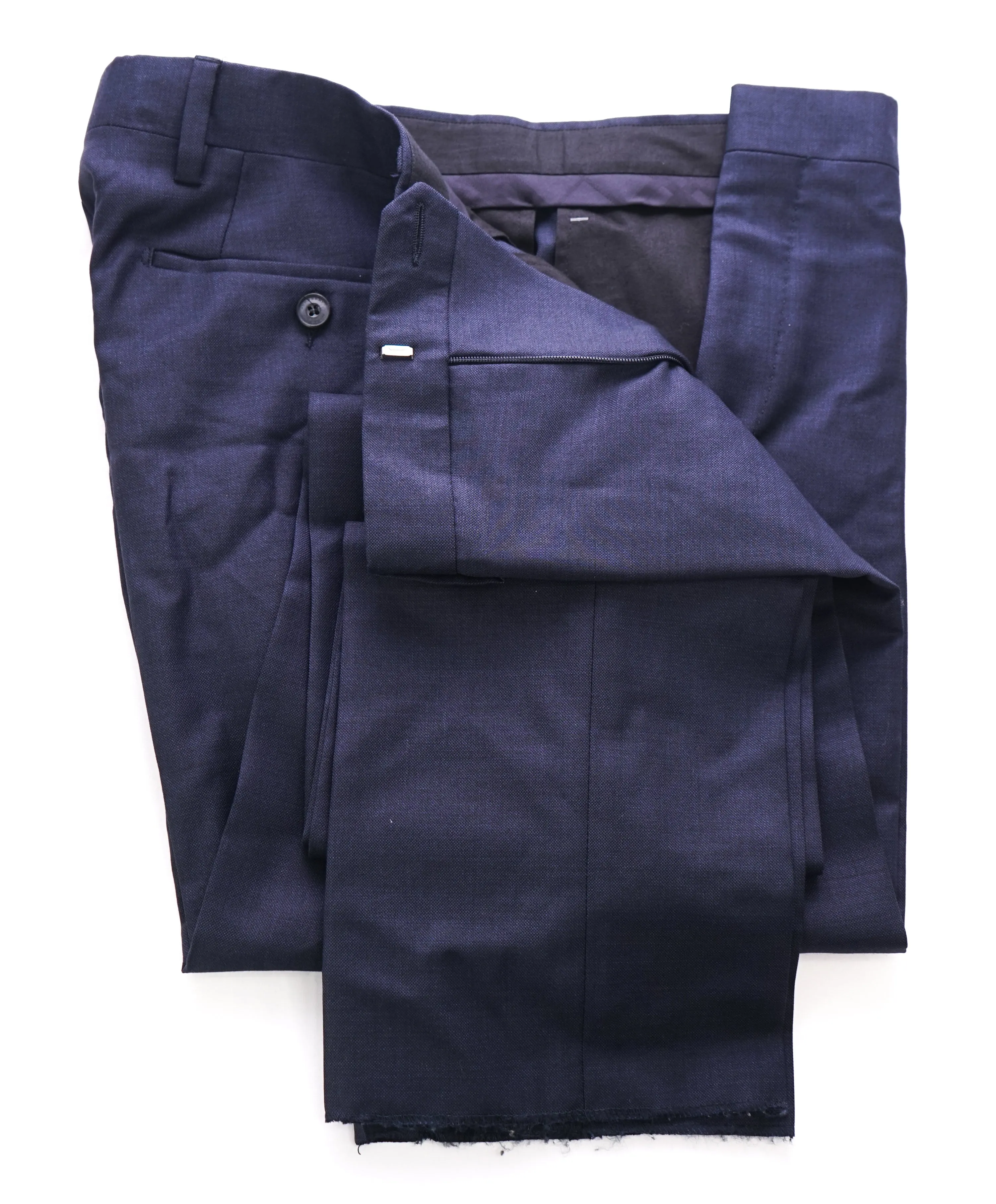 BURBERRY LONDON - Made in Italy Blue Flat Front Dress Pants - 31W