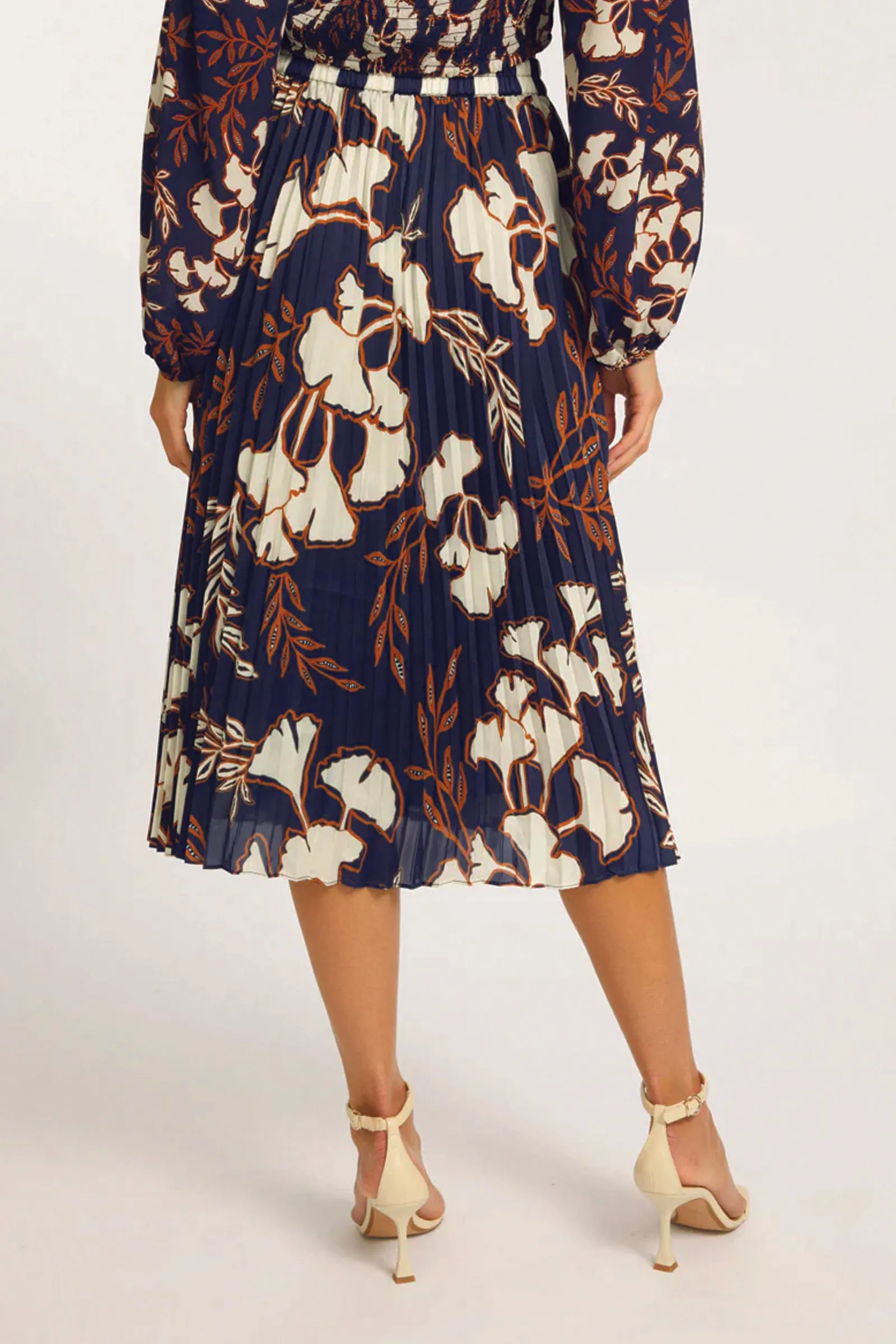 Caballero Mia Skirt in Ginko Block Print