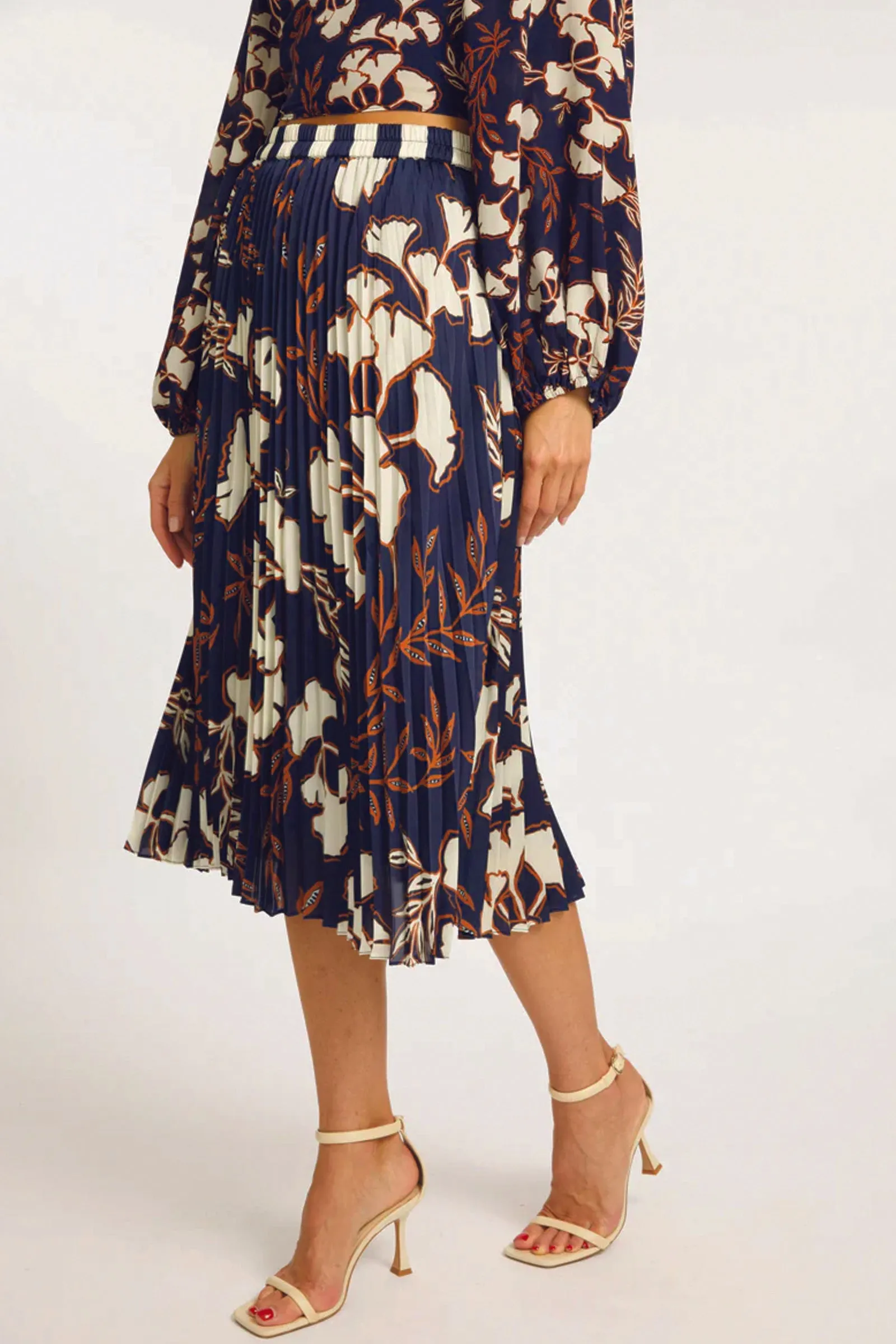 Caballero Mia Skirt in Ginko Block Print